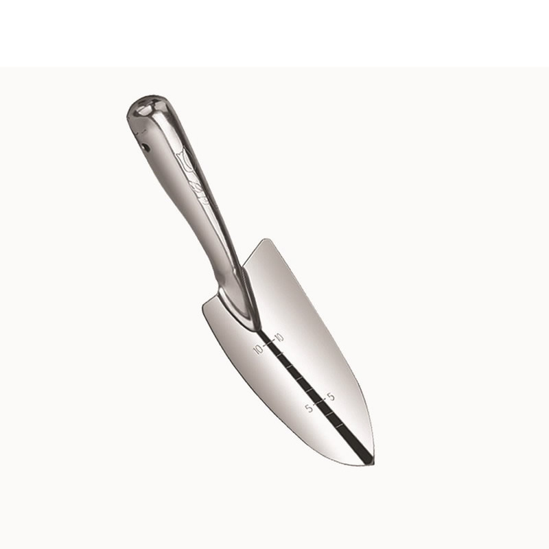 Stainless steel trowel hand shovel with graduated scale JD7020
