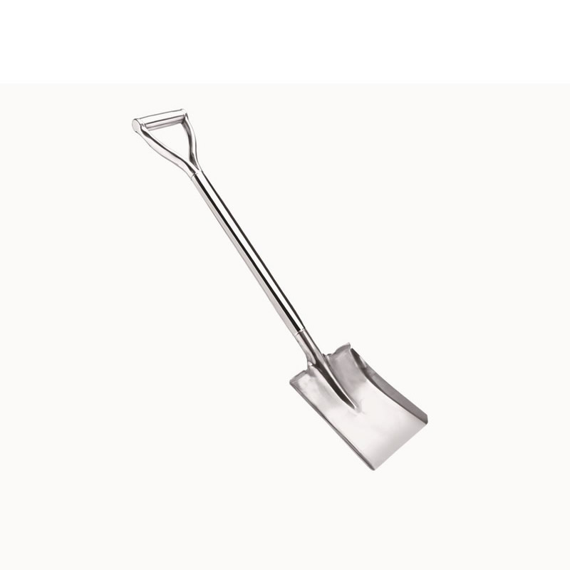 D-handle stainless steel square garden spade JD7030