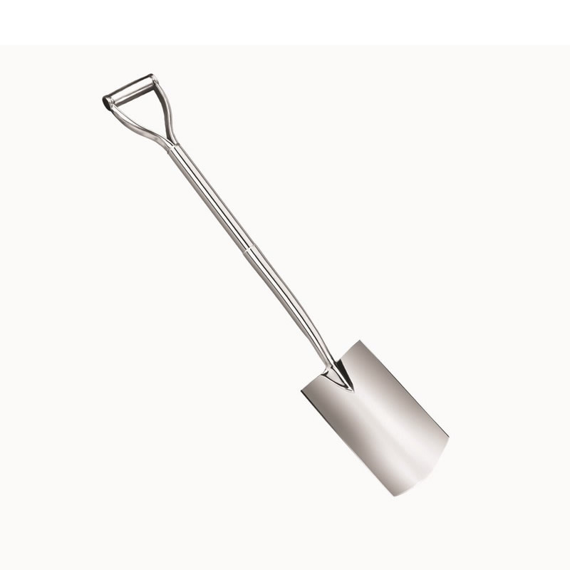 D-handle stainless steel square garden spade JD7031