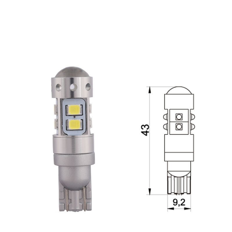 T10 10SMD long white