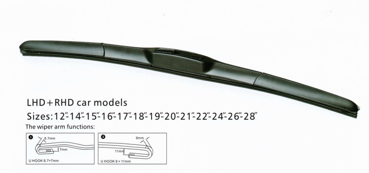 Universal hybrid wiper blade T170