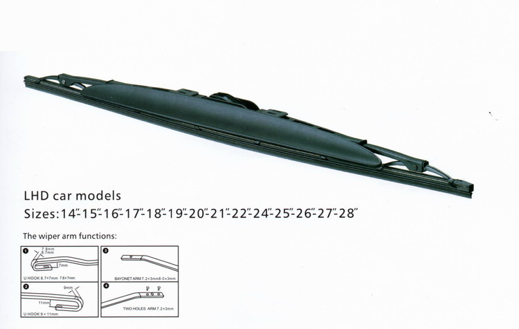 Universal frame wiper blade T580