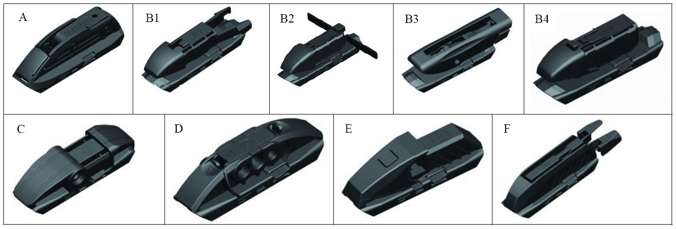 Multifunction wiper blade adaptors